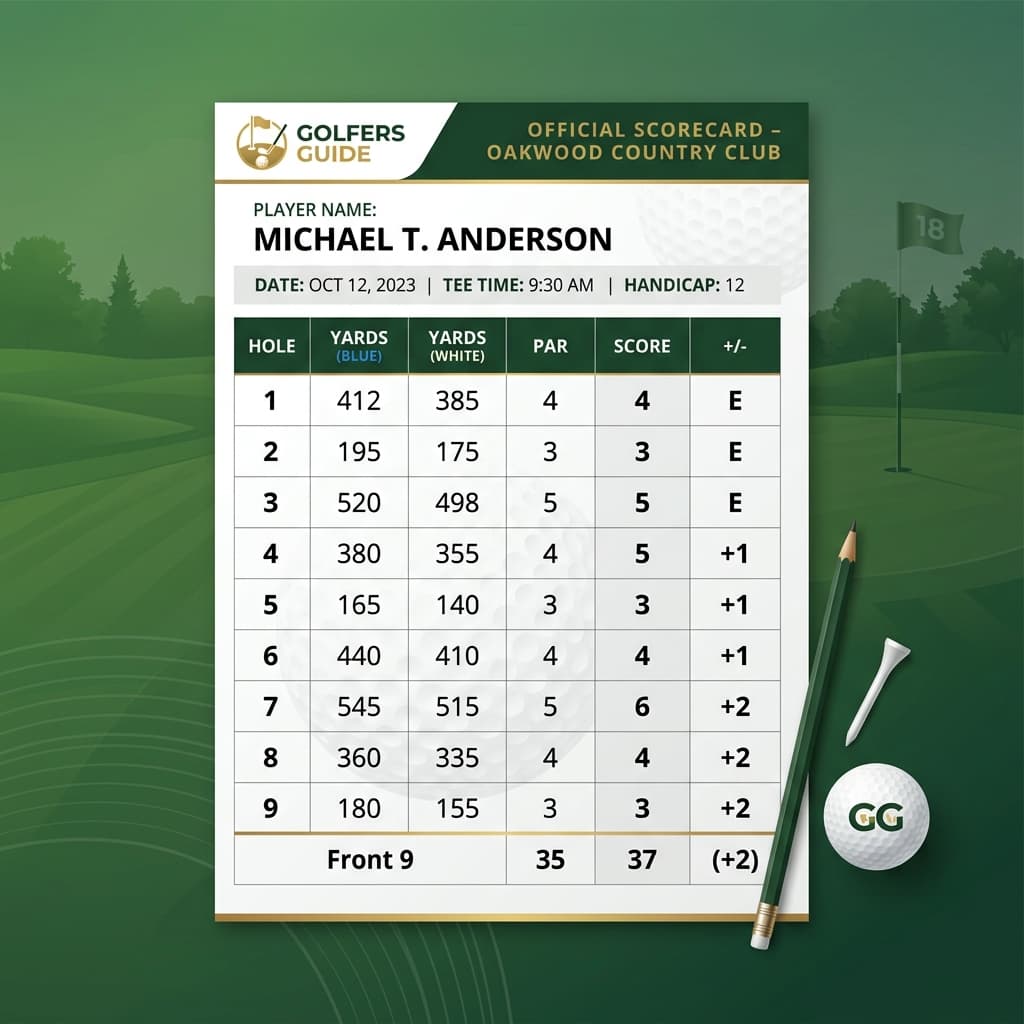 How to Fill In a Golf Scorecard: Complete Guide