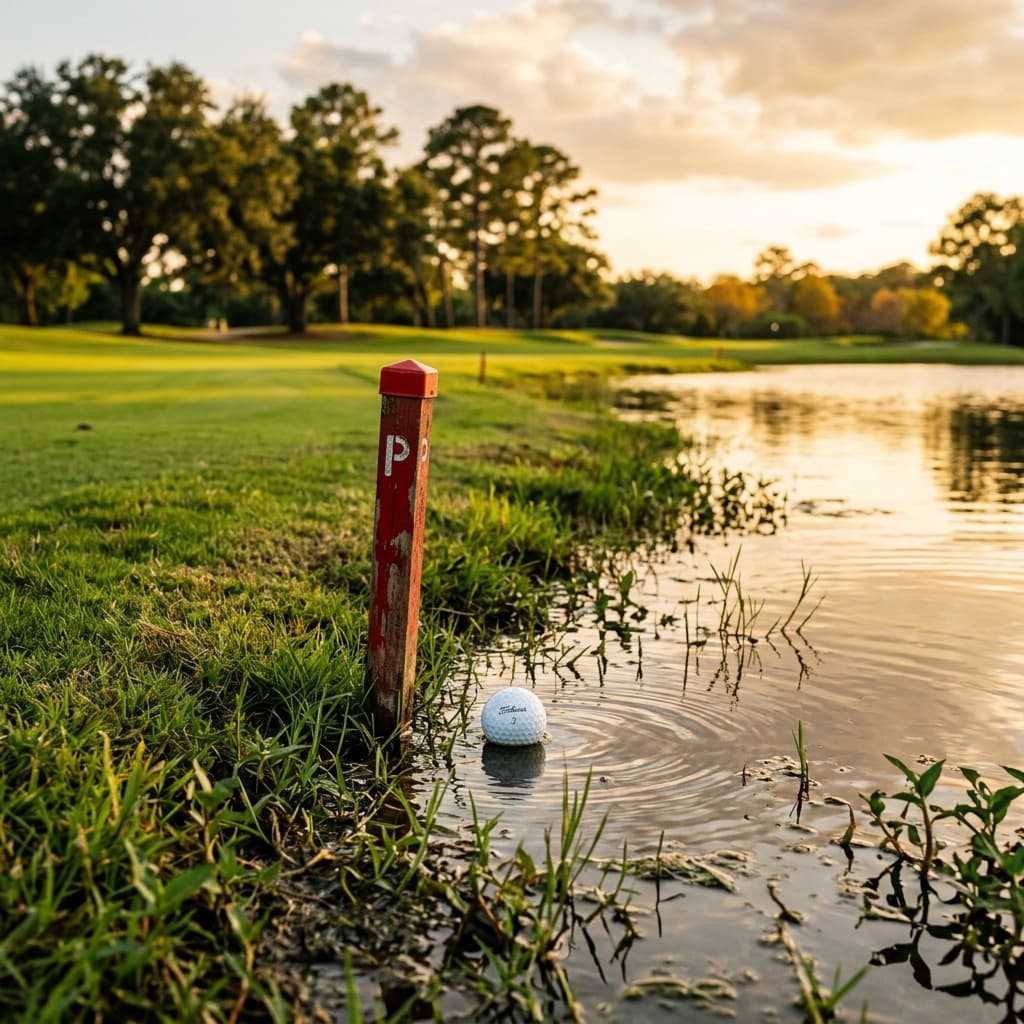 Ball in Penalty Area (Water Hazard)