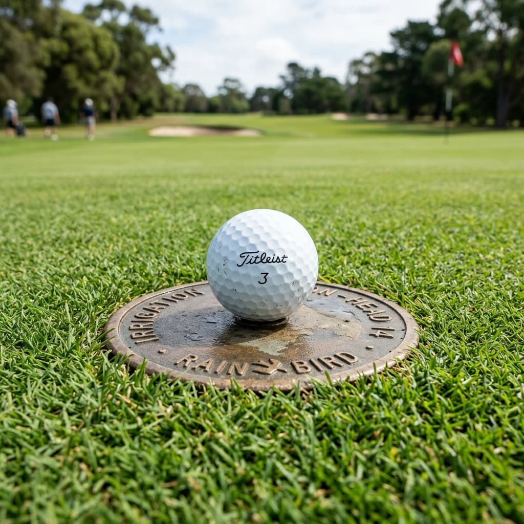 How to Use Sprinklers to Improve Your Lie (Legally)