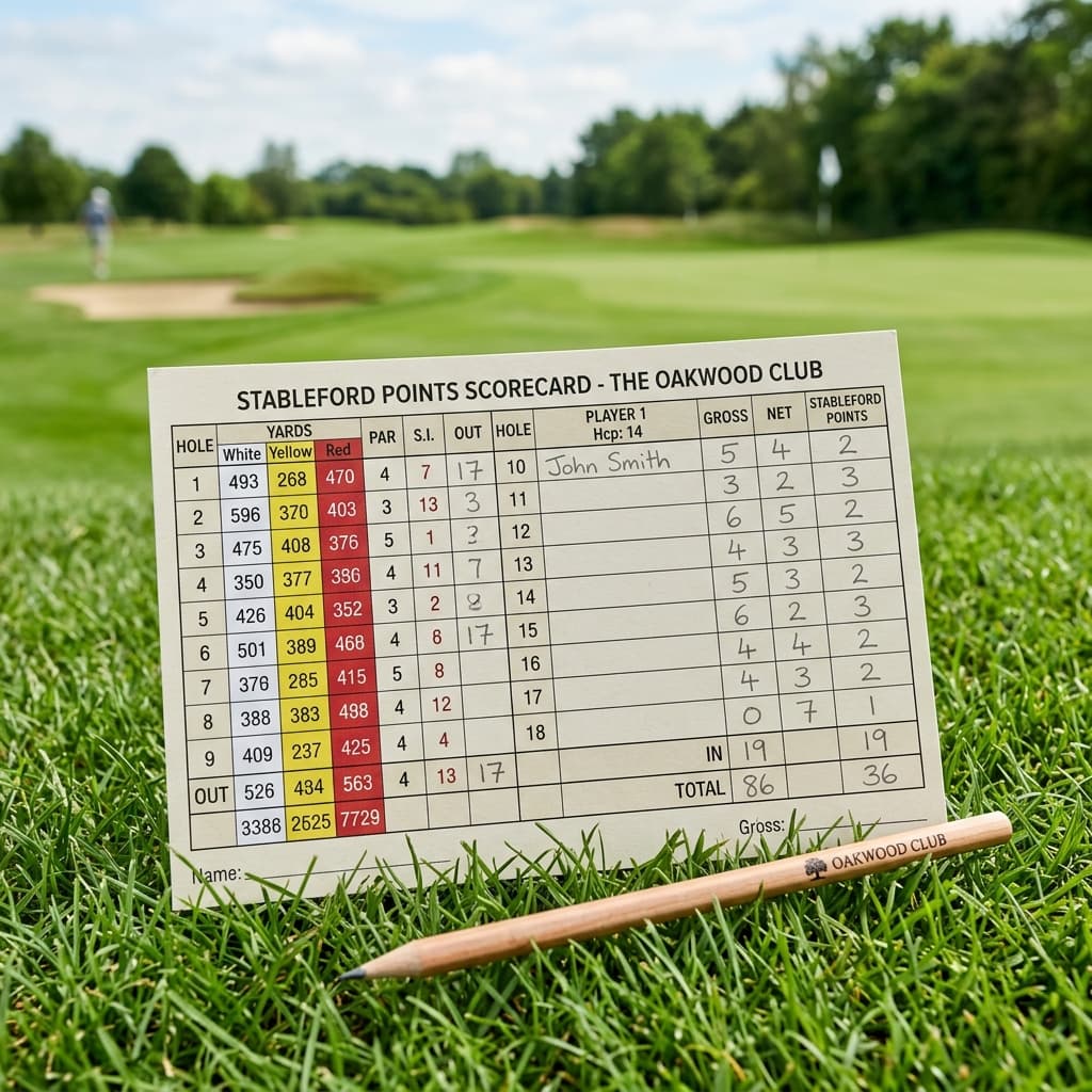 Stableford Uitleg: Regels, Punten Berekenen en Playing Handicap