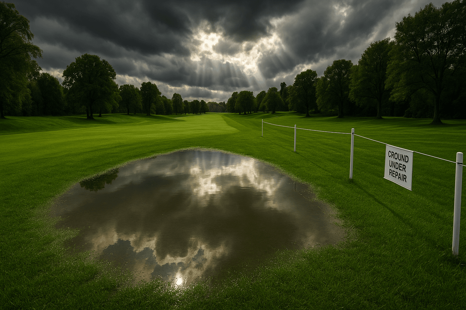 Obstrucción Inamovible en Golf
